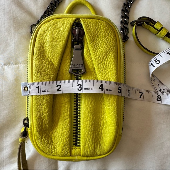 Aimee Kestenberg Tamitha  leather Phone Crossbody bag purse RFID - Picture 8 of 11